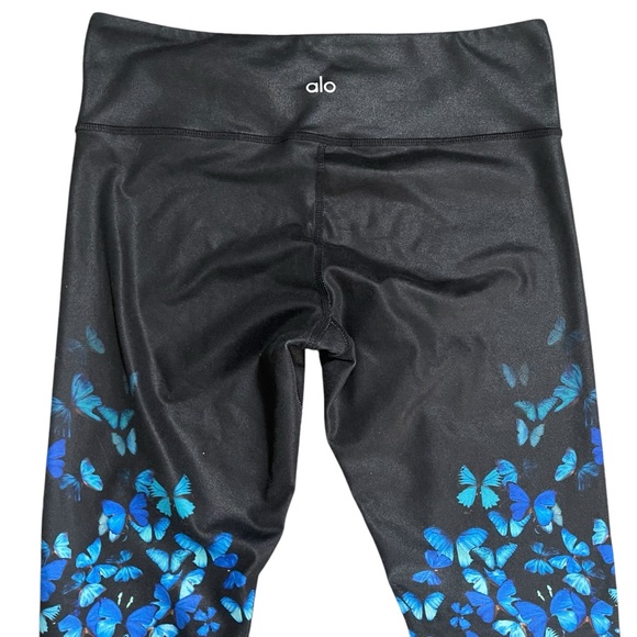Alo Yoga Gypset Goddess Blue Butterfly Leggings Size S - Picture 11 of 14